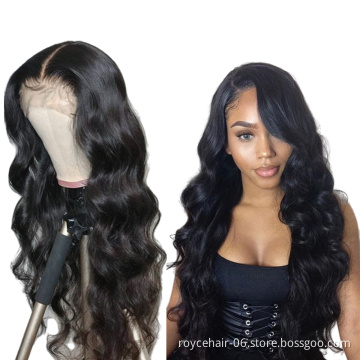 100% Raw Indian Virgin Cuticle Aligned Human Hair Natural Hair Color Lace Wig